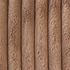 Divano Sezionale Modulare Nero / Marrone Chiaro / Beige, a L, 5 posti + Pouf, Fino a 6 Persone