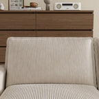 Divano a 4 posti 103 Corduroy Modern Classic con seduta profonda e 4 cuscini