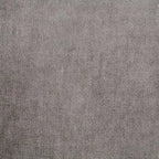 Divano componibile in tessuto bouclé bianco crema / velluto grigio peltro, con penisola a destra o a sinistra, 3-4 posti