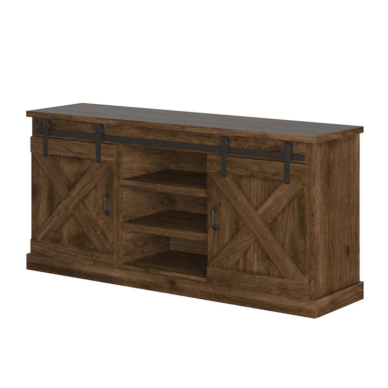 Mobile TV The Gray Barn Sycamore Rise Farmhouse in Legno da 66 pollici