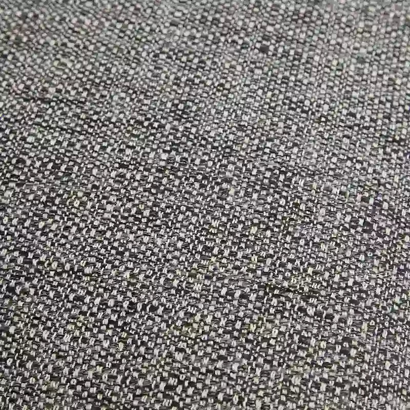 Sgabello da banco girevole in tessuto tweed grigio e beige multi, 1 posto