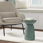 WYNDENHALL Willis Tavolino d'appoggio contemporaneo in legno massello, larghezza 13 pollici e completamente assemblato - 12,6 P x 12,6 L x 17,7 H
