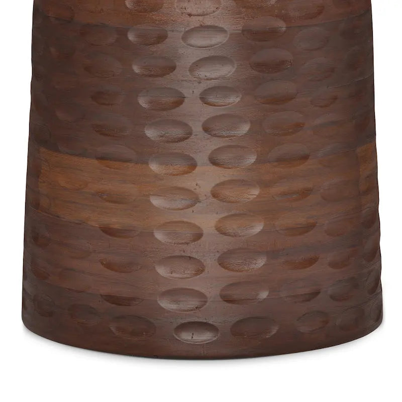 WYNDENHALL Willis Tavolino d'appoggio contemporaneo in legno massello, larghezza 13 pollici e completamente assemblato - 12,6 P x 12,6 L x 17,7 H