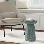 WYNDENHALL Willis Tavolino d'appoggio contemporaneo in legno massello, larghezza 13 pollici e completamente assemblato - 12,6 P x 12,6 L x 17,7 H