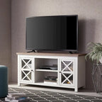 Mobile porta TV moderno stile rustico da 47", per TV fino a 55", 9 colori
