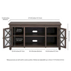 Mobile porta TV moderno stile rustico da 47", per TV fino a 55", 9 colori