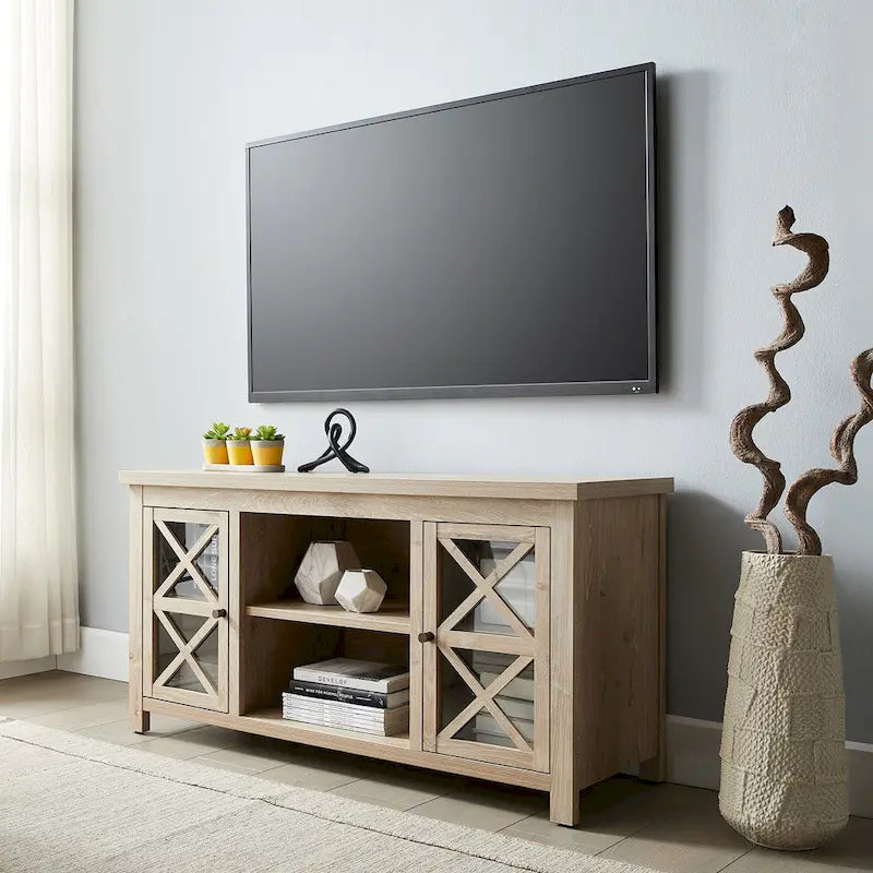 Mobile porta TV moderno stile rustico da 47", per TV fino a 55", 9 colori