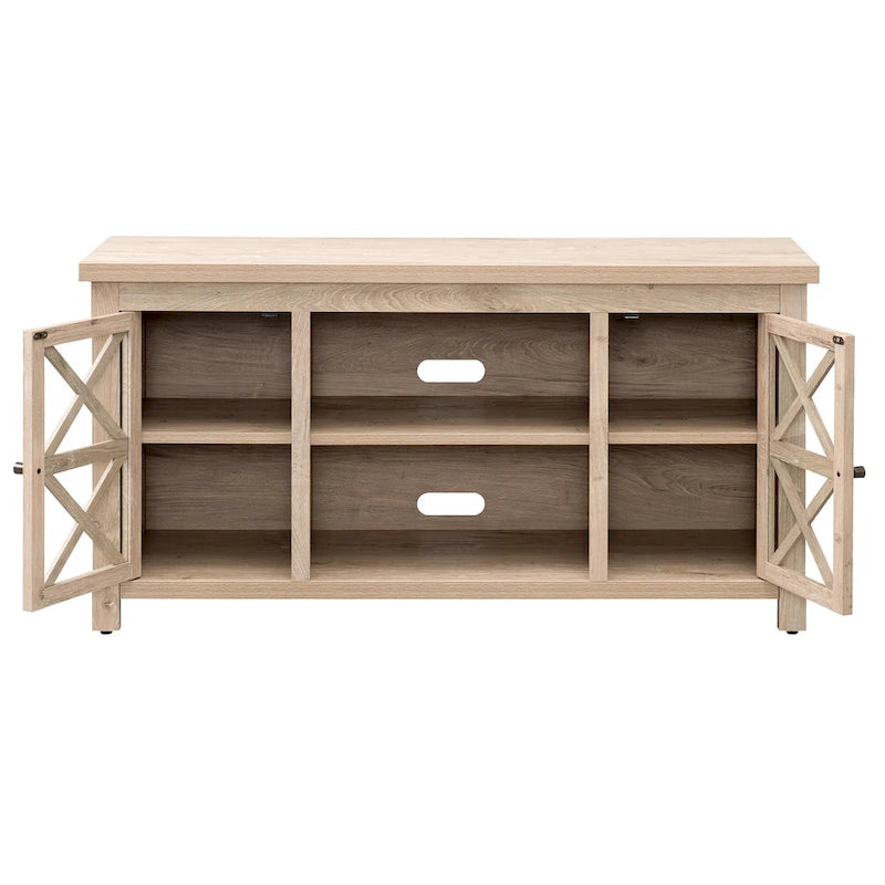 Mobile porta TV moderno stile rustico da 47", per TV fino a 55", 9 colori
