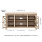 Mobile porta TV moderno stile rustico da 47", per TV fino a 55", 9 colori