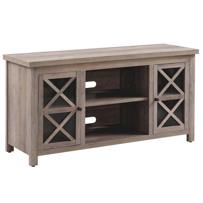 Mobile porta TV moderno stile rustico da 47", per TV fino a 55", 9 colori