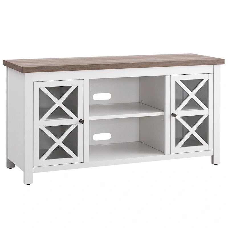 Mobile porta TV moderno stile rustico da 47", per TV fino a 55", 9 colori