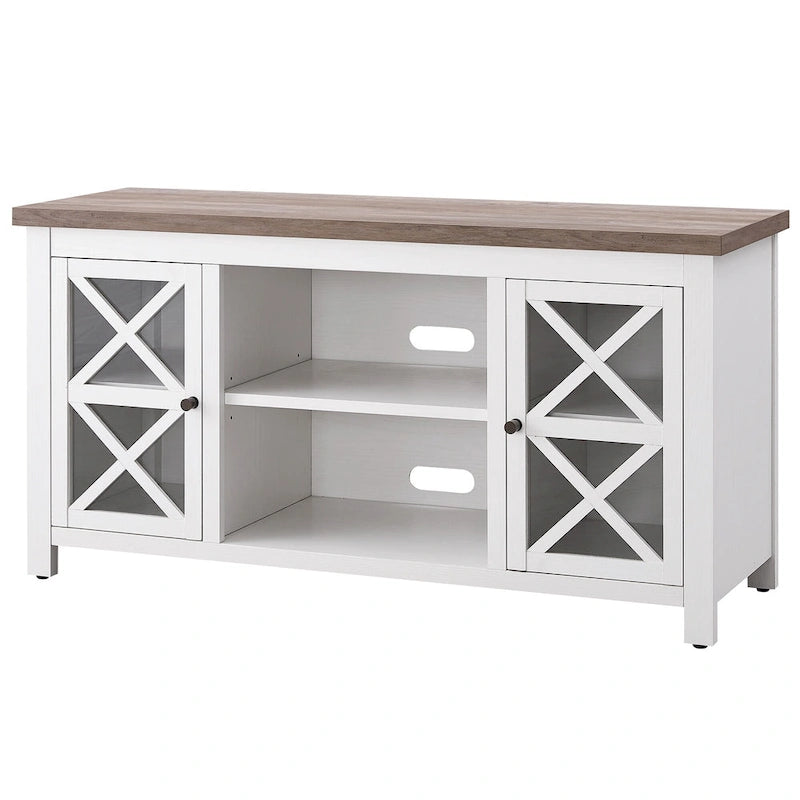 Mobile porta TV moderno stile rustico da 47", per TV fino a 55", 9 colori