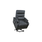 Poltrona reclinabile Liyasi Electric Power Lift con massaggio e riscaldamento per anziani, 3 posizioni, 2 tasche laterali, portabicchieri, USB Char