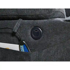 Poltrona reclinabile Liyasi Electric Power Lift con massaggio e riscaldamento per anziani, 3 posizioni, 2 tasche laterali, portabicchieri, USB Char