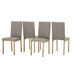 Set da pranzo Darcy con piano effetto marmo e dettagli dorati di iNSPIRE Q Bold