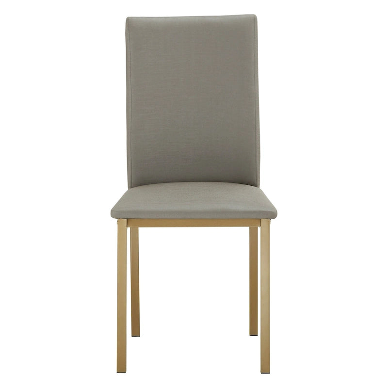 Set da pranzo Darcy con piano effetto marmo e dettagli dorati di iNSPIRE Q Bold
