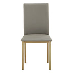 Set da pranzo Darcy con piano effetto marmo e dettagli dorati di iNSPIRE Q Bold