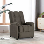 vidaXL Poltrona reclinabile in tessuto tortora - 29,1 x 38,9 x 40,1
