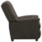 vidaXL Poltrona reclinabile in tessuto tortora - 29,1 x 38,9 x 40,1