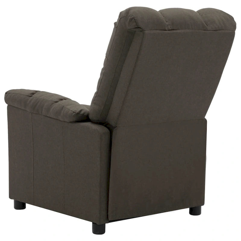 vidaXL Poltrona reclinabile in tessuto tortora - 29,1 x 38,9 x 40,1