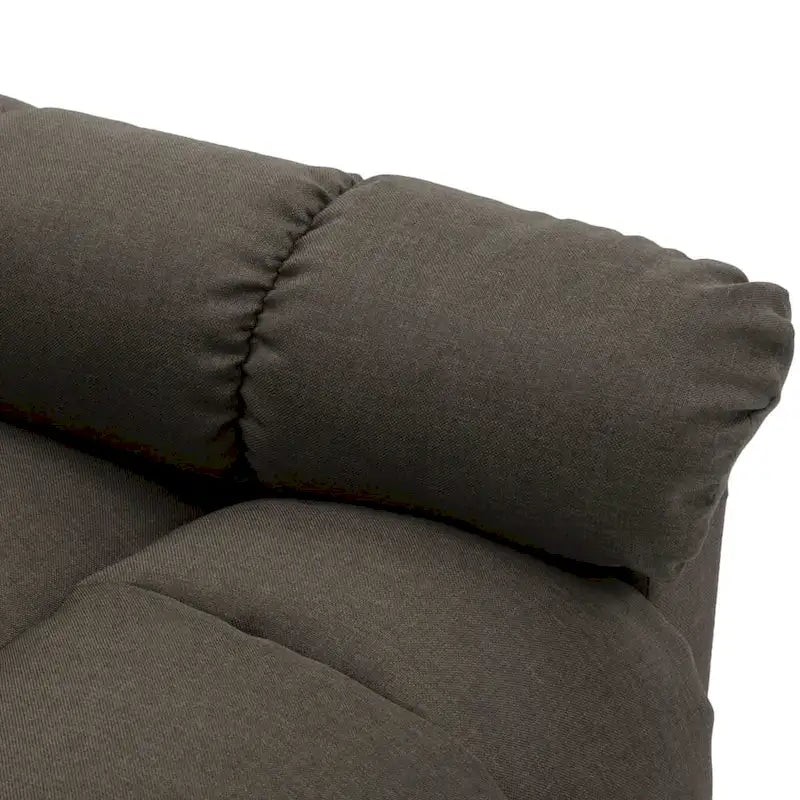 vidaXL Poltrona reclinabile in tessuto tortora - 29,1 x 38,9 x 40,1