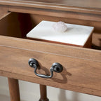 Consolle a 2 cassetti | Greige / Marrone / Nero / Bianco anticato | 35,5"L x 13"P x 29,5"H