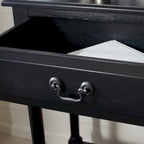 Consolle a 2 cassetti | Greige / Marrone / Nero / Bianco anticato | 35,5"L x 13"P x 29,5"H