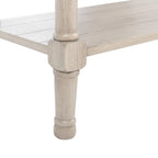 Consolle a 2 cassetti | Greige / Marrone / Nero / Bianco anticato | 35,5"L x 13"P x 29,5"H