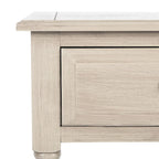 Consolle a 2 cassetti | Greige / Marrone / Nero / Bianco anticato | 35,5"L x 13"P x 29,5"H