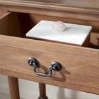 Consolle a 2 cassetti | Greige / Marrone / Nero / Bianco anticato | 35,5"L x 13"P x 29,5"H