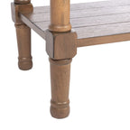 Consolle a 2 cassetti | Greige / Marrone / Nero / Bianco anticato | 35,5"L x 13"P x 29,5"H