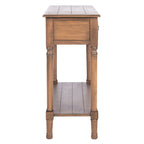 Consolle a 2 cassetti | Greige / Marrone / Nero / Bianco anticato | 35,5"L x 13"P x 29,5"H