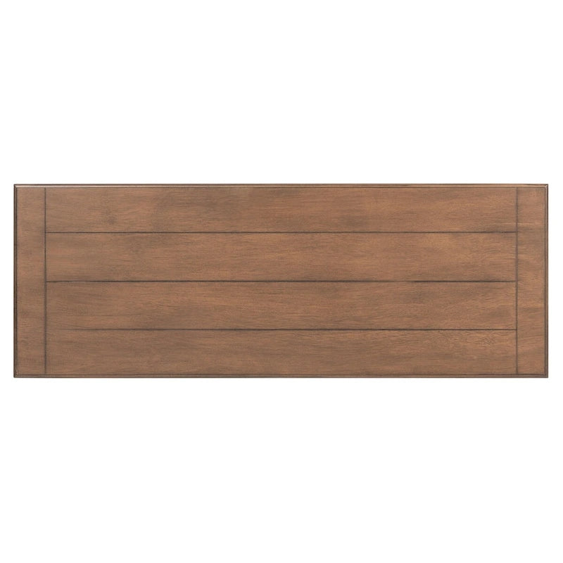 Consolle a 2 cassetti | Greige / Marrone / Nero / Bianco anticato | 35,5"L x 13"P x 29,5"H