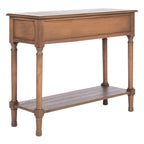 Consolle a 2 cassetti | Greige / Marrone / Nero / Bianco anticato | 35,5"L x 13"P x 29,5"H