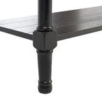 Consolle a 2 cassetti | Greige / Marrone / Nero / Bianco anticato | 35,5"L x 13"P x 29,5"H