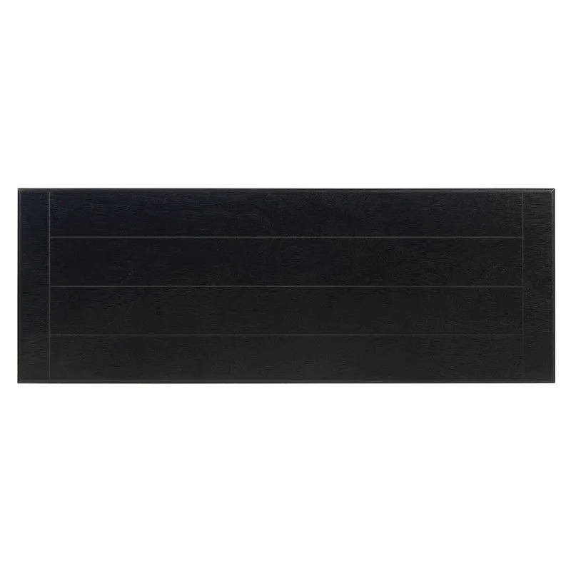 Consolle a 2 cassetti | Greige / Marrone / Nero / Bianco anticato | 35,5"L x 13"P x 29,5"H