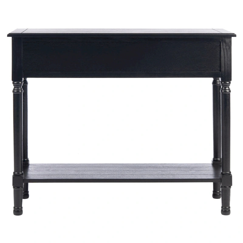 Consolle a 2 cassetti | Greige / Marrone / Nero / Bianco anticato | 35,5"L x 13"P x 29,5"H