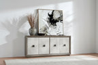 Classic Home Denver 80 Distressed Gray Sideboard Buffet
