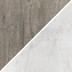 Credenza a 4 ante grigio anticato/bianco anticato, 1 pezzo