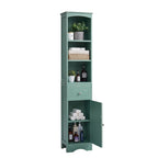 Mobiletto contenitore da bagno autoportante alto 67" con ante e ripiani regolabili - Alto 68"