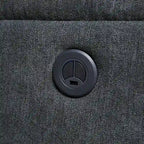 Poltrona reclinabile elettrica Kai Modern Blue Contemporary con caricatore
